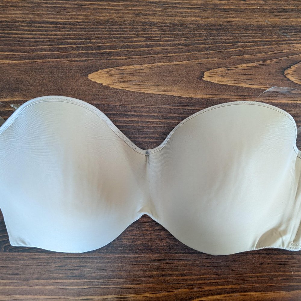 36DD Tan Strapless bra
